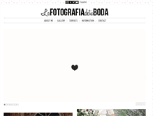 Tablet Screenshot of lafotografiadetuboda.com